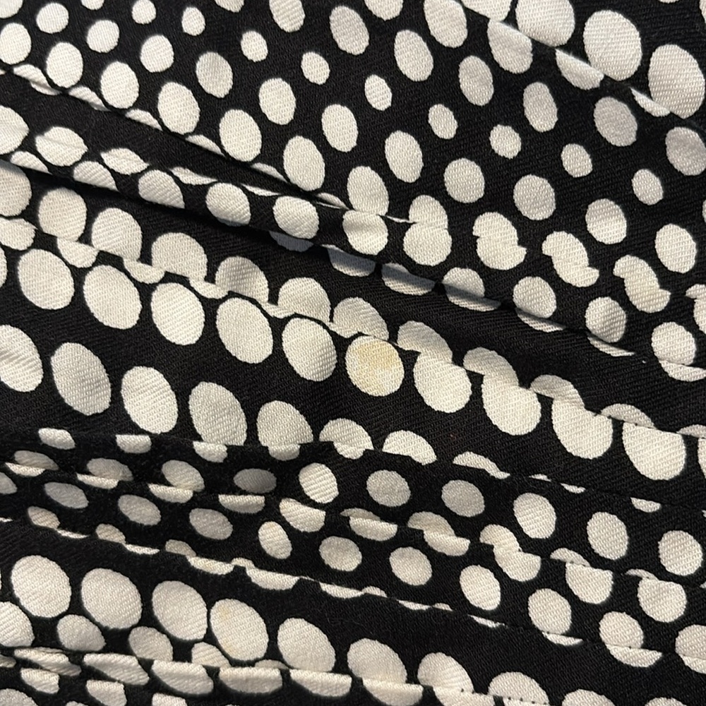 Club Monaco Black and White Pleated A-Line Skirt - Picture 4 of 4